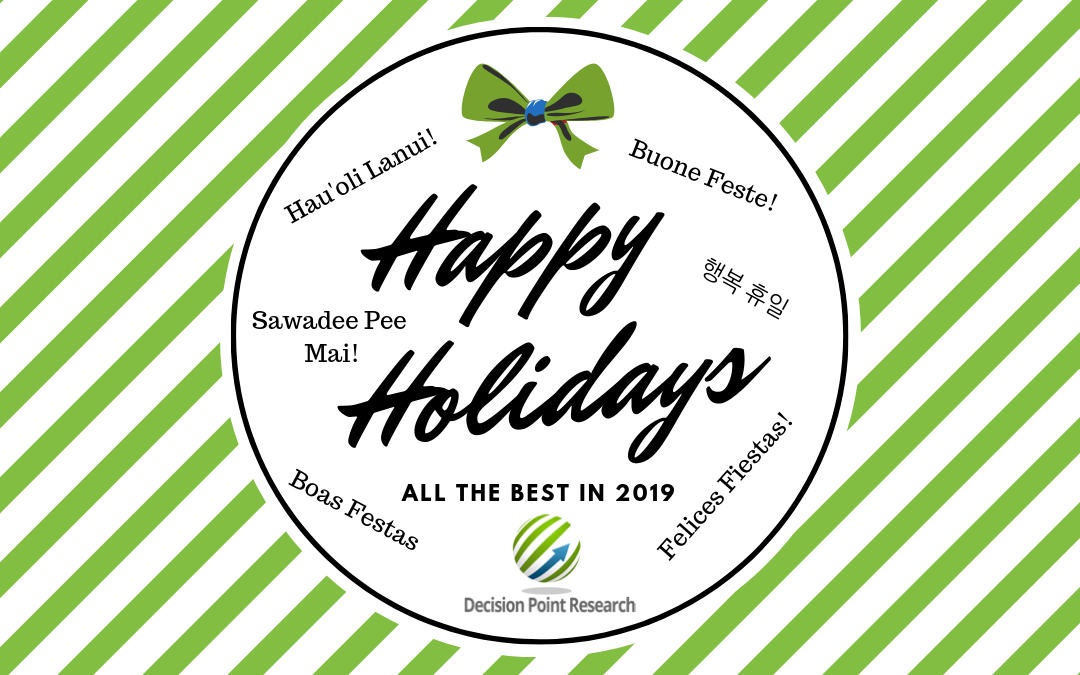happy holidays from decision point research